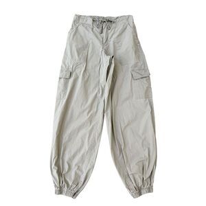 Rachel Paige Cargo Pants Parachute Joggers Gorpcore Grunge Street Wear Gray Sz S